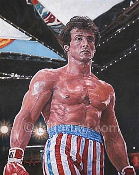 Sylvester Stallone Rocky Balboa Rocky 4 impresión de arte 13x 18 ...