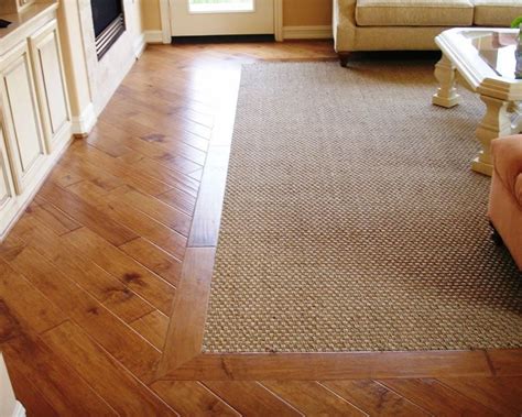 wood floor with carpet insert - Google Search | Living room carpet, Room flooring, Carpet flooring