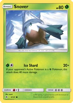 Snover | Pokédex