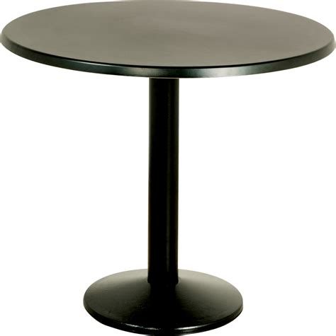 Milan Black Base Bistro Table Wooden Top - Bistro Tables - Dzine ...