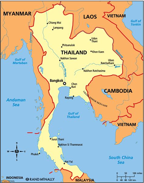 Map - Thailand