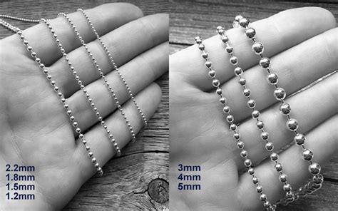 Men's Silver Ball Chain Bracelet 8 Inch 2mm Bracelet - Etsy