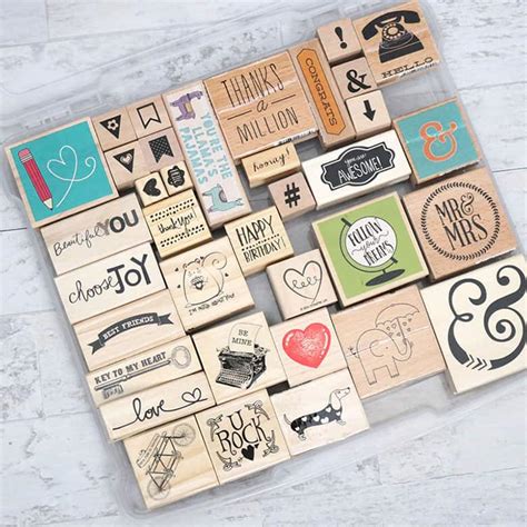 How to Store Wood-Mounted Rubber Stamps - Aubree Originals