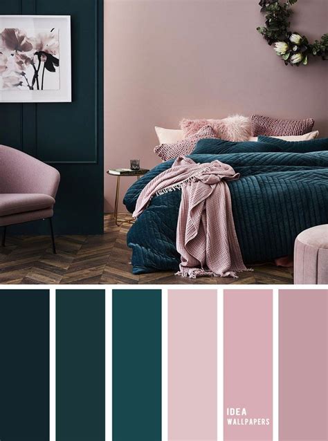 10 Best Color Schemes for Your Bedroom { Deep ocean + Teal + Mauve ...