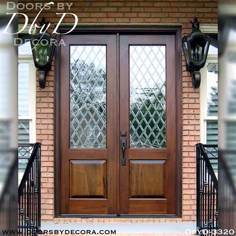 Modern Glass Double Front Doors