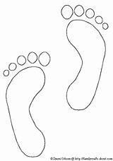 Baby Feet Coloring Pages sketch template