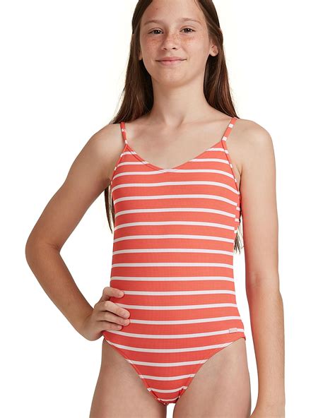 Roxy Girls 8-14 Kinda Savage One Piece Swimsuit - Deep Sea Coral ...