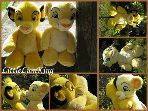 Disney's The Lion King- Ultra Soft Baby Simba & Nala Plush Cubs -Just Play 2011 | Baby simba ...