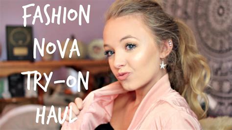 FALL TRY-ON HAUL ~ Fashion Nova - YouTube