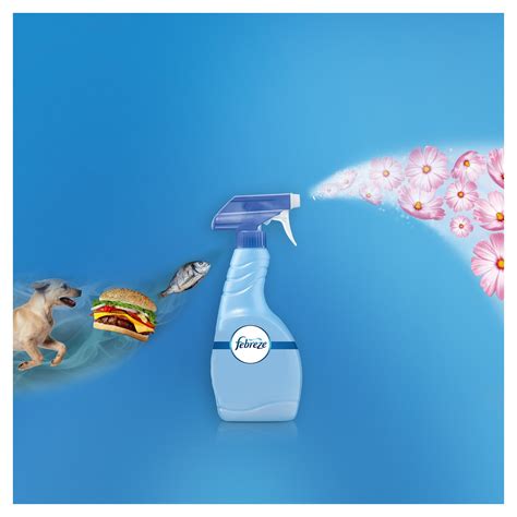 Febreze Fabric Freshener Spray Cotton Fresh, Cleans Away Odours Trapped on Hard to Wash Fabrics ...