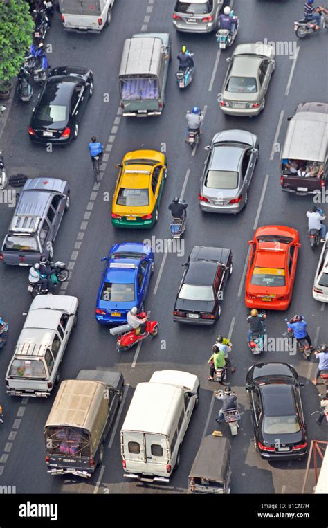 traffic jam, Thailand, Bangkok Stock Photo - Alamy