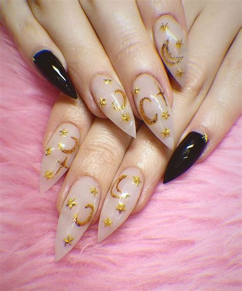 51 Trendy Moon Nail Art Designs You Need To Try | Moon nails, Nails, Nail art designs