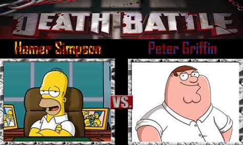 Homer Simpson vs Peter Griffin by SonicPal on DeviantArt