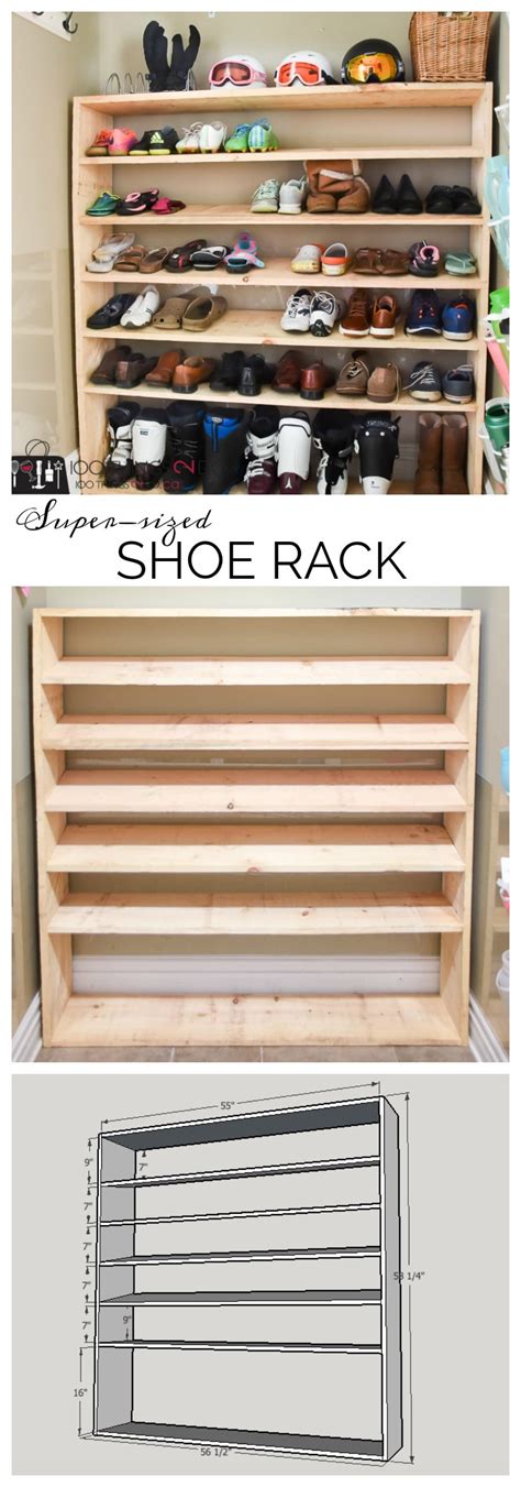 89+ Homemade Shoe Rack For Closet