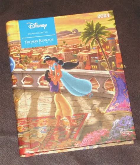 DISNEY 2024 DESK Calendar/Planner - Thomas Kinkade Studios $6.88 - PicClick