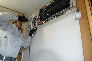 Solar installation, electrician wires secondary breaker P1… | Flickr