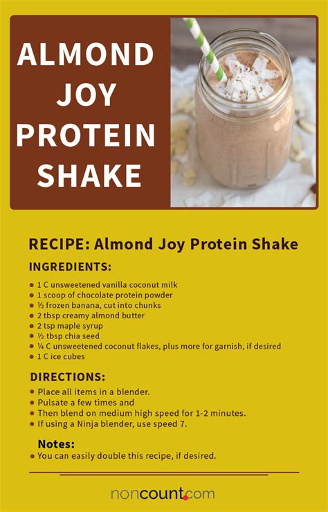 17 Vegan Protein Shake Recipes - NonCount.com | Protein shake recipes ...