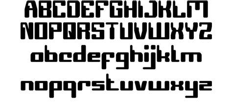 Computer Robot font by weknow | FontRiver