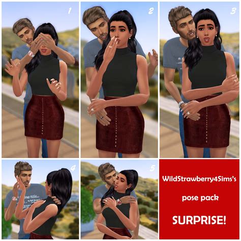 THE SIMS 4 SURPRISE POSE PACK! | Patreon | Sims 4 couple poses, Sims 4 ...