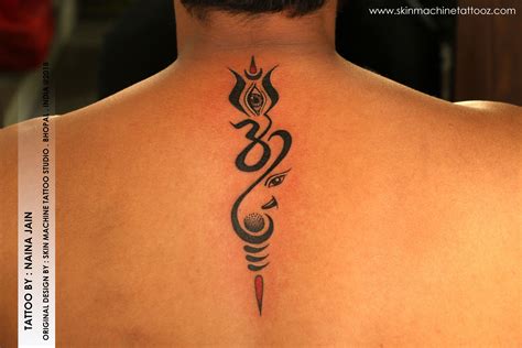 Shiva Back Neck Tattoo Designs Male | Tattoo designs wrist, Om tattoo ...