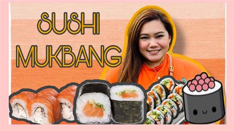 Assorted SUSHI MUKBANG + Kimchi - YouTube