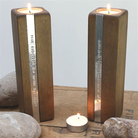 Candle Holders Wooden ~ ERWTA -DIA