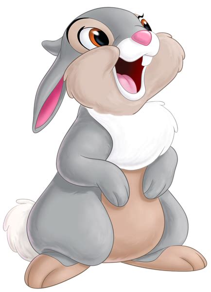 Thumper Bambi Transparent PNG Clip Art Image | Disney cartoon characters, Bambi disney, Disney ...