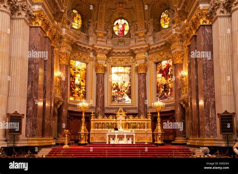 Altar and interior, Berlin Cathedral, Berlin, Germany Stock Photo - Alamy