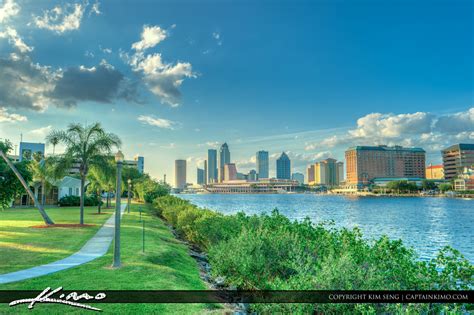 Tampa Florida Skyline from Hospital | Royal Stock Photo