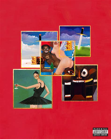 Kanye West - My Beautiful Dark Twisted Fantasy - Covers combined in ...