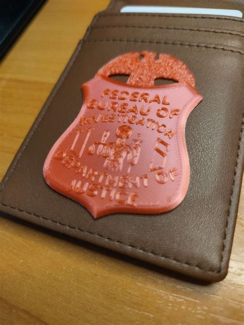 FBI Badge replica by Vinrax | Download free STL model | Printables.com