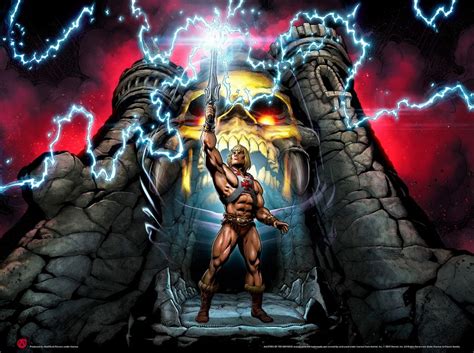 Official Masters Of The Universe poster "The Power Of Grayskull" by Axel Giménez - He-Man World