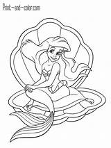 The Little Mermaid coloring Pages  Print And Colorcom sketch template