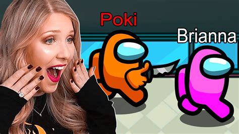 900 IQ Impostor Plays with Pokimane! - Among Us - YouTube