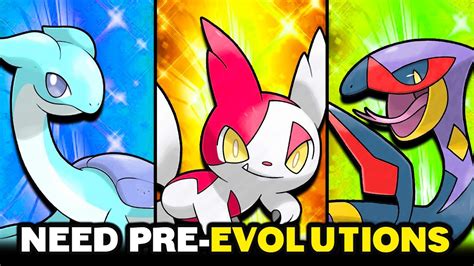 10 Pokémon That Need NEW Pre Evolutions in Generation 9 - YouTube