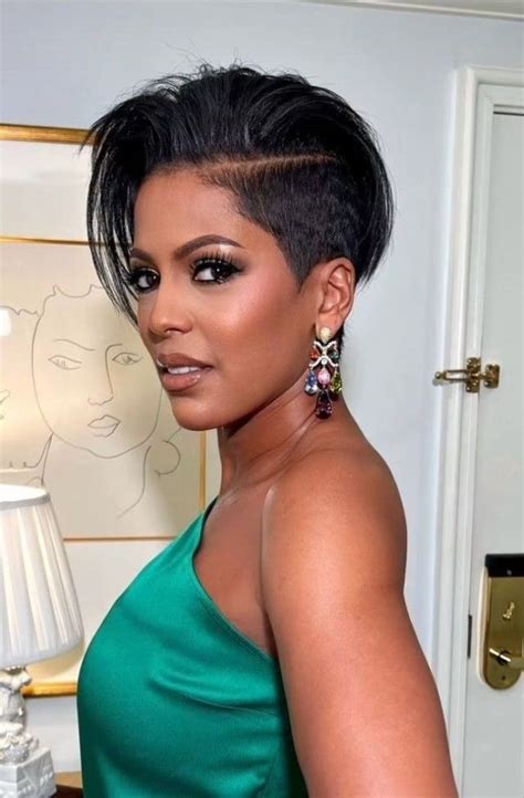 Short cut on Tamron Hall in 2024 | Short hair styles, One side shaved ...