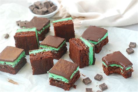 Mint Chocolate Brownies — The Yummy Yenta