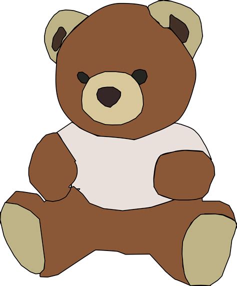 Download Black And White - Teddy Bear Clip Art PNG Image with No Background - PNGkey.com