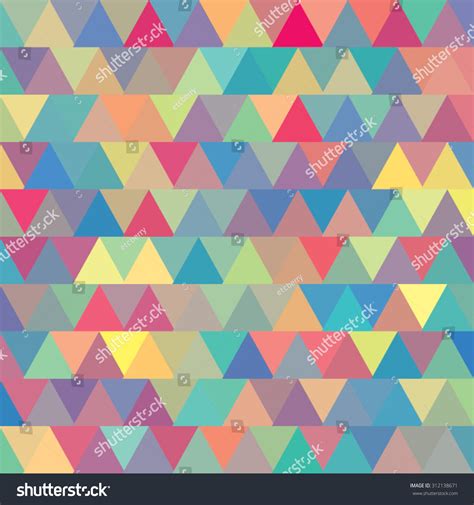 Color Red Green Blue Yellow Triangle Stock Vector (Royalty Free) 312138671