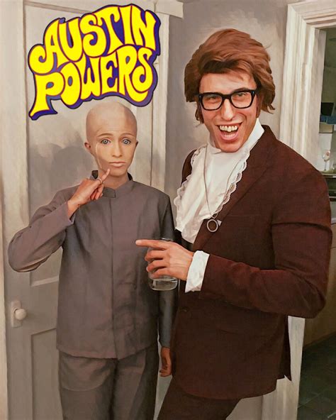 Austin Powers and Dr. Evil Couples Costume | Family halloween costumes ...