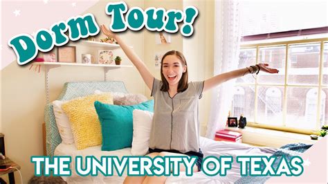 UT AUSTIN DORM TOUR | 2019 Single Room - YouTube