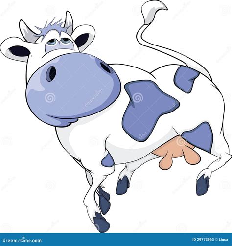 Cow Cartoon stock vector. Illustration of humor, rural - 29773063