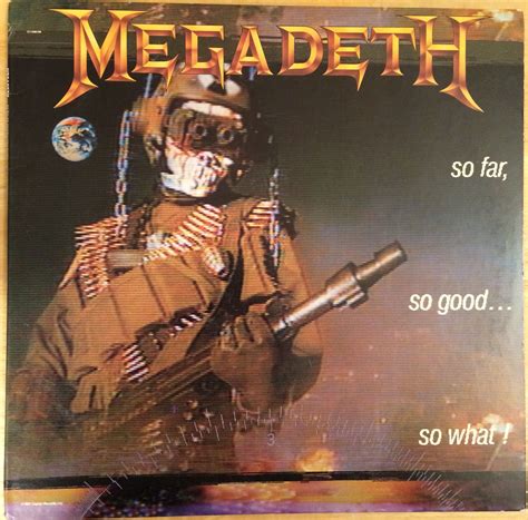 Megadeth - So Far, So Good... So What? | Megadeth, Megadeth albums, Music album art