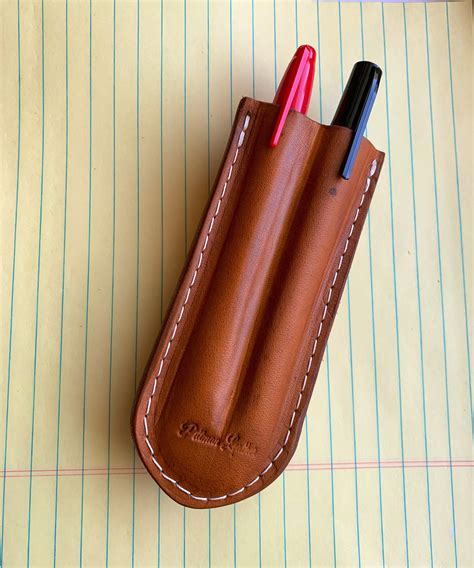 Leather Belt Pen Holder Leather Pen Holster - Etsy