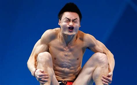 London 2012 Olympics: divers' funny faces