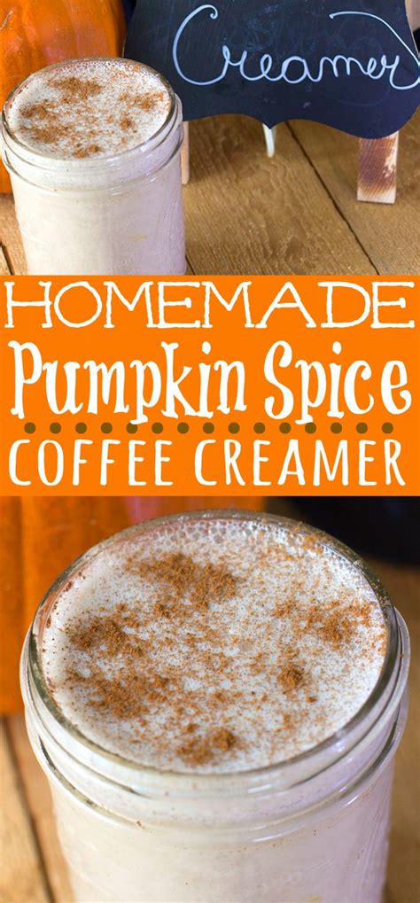 Easy Homemade Pumpkin Spice Coffee Creamer Recipe