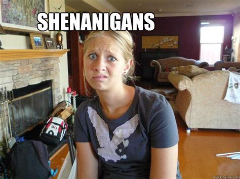 SHENANIGANS - Shenanigans! - quickmeme