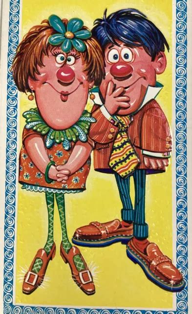 ANNIVERSARY CARD VINTAGE 1973 Tall Unused Colors Art Groovy Risqué Couple USA $15.85 - PicClick