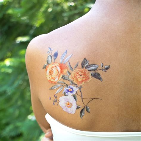 Vintage Flower Tattoo