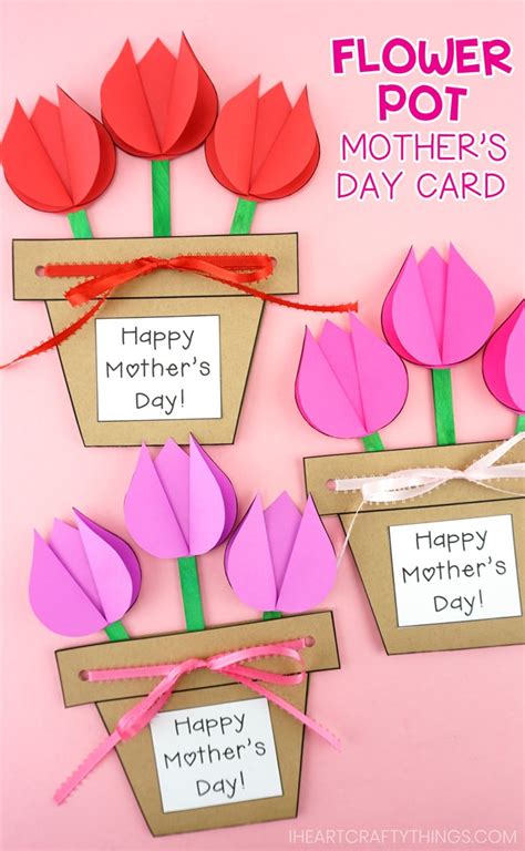 Mother's Day Flower Pot Craft -Easy Gift For Kids To Make For Mom! - I ...